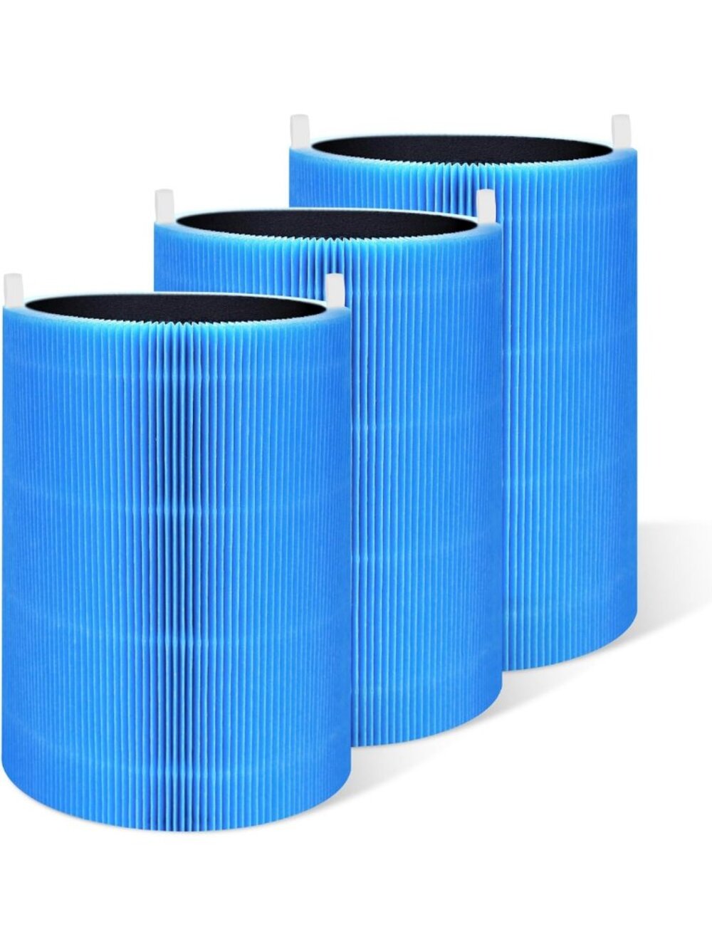 3 Sets Blue Replacement Filters for Blue Pure 411 Air Purifier - High Efficiency